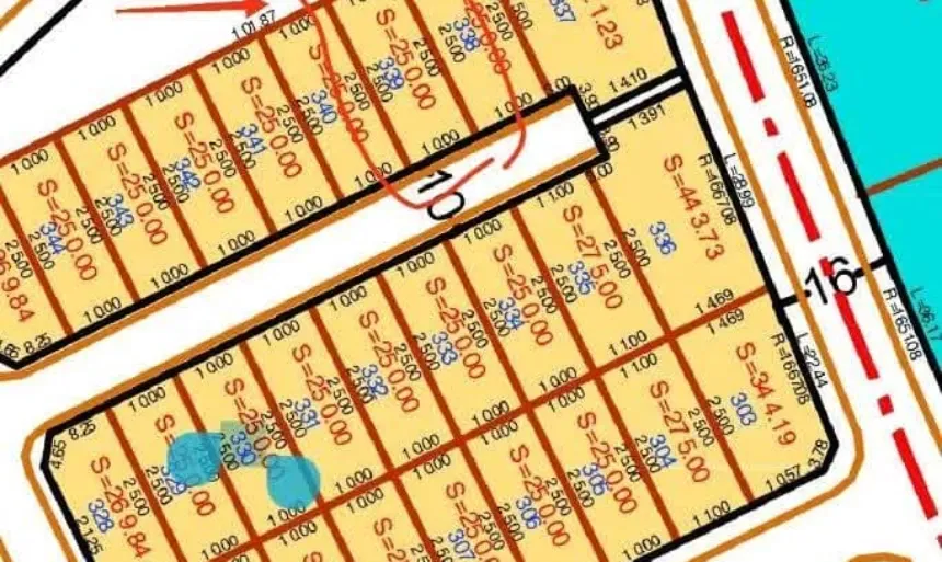 فروش زمین دوکله شمالی جنوبی منطقه دی1 فولادشهر 2773